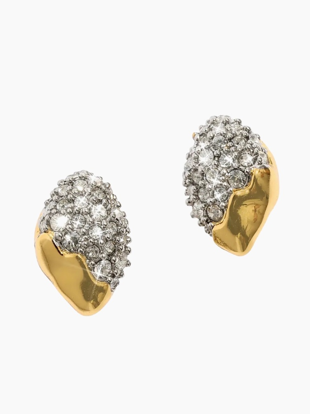 Alexis Bittar Solanales Crystal Tiny Pebble Stud Earring